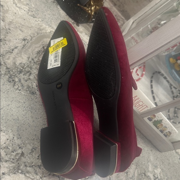 NEW Raspberry Suede Loafers - Picture 3 of 4